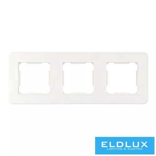 ELDANA Hármas műanyag keret Fehér