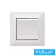 ELDGROUND Váltókapcsoló (106) Fehér Rugós