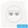 ELDLUX ELDELIN RJ11 TEL + RJ45 Cat.5e UTP aljzat fehér