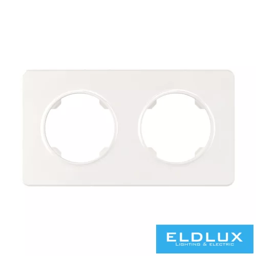 ELDELIN Kettes műanyag keret Fehér