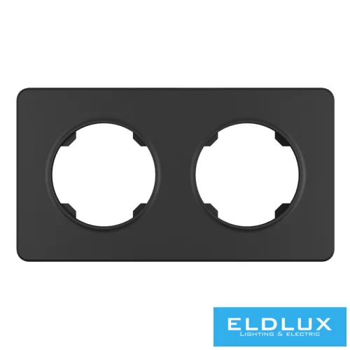 ELDELIN Kettes műanyag keret Fekete