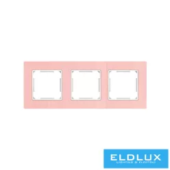 ELDALU Hármas alumínium keret Rózsgold