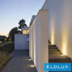   UNIVERSO Taposólámpa LED 12w 1450lm 3000k 30° IP67 acél Ø160-Ø146x92mm