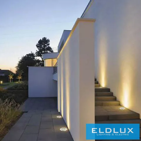 UNIVERSO Taposólámpa LED 12w 1450lm 3000k 30° IP67 acél Ø160-Ø146x92mm