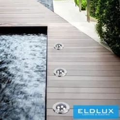   UNIVERSO Taposólámpa LED 5w 600lm 6500k 30° IP67 acél Ø130-Ø118x92mm