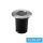 UNIVERSO Taposólámpa 1xGU10 Max.60w IP65 acél Ø120-Ø102x136mm