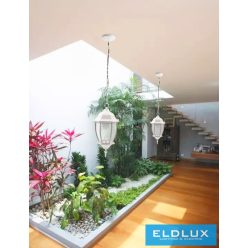   UNIVERSO Kültéri függeszték 1xE27 Max.60W IP55 fehér D200x900mm