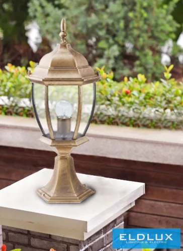 UNIVERSO Kültéri kerti lámpa 1xE27 Max.60W IP55 bronz D175x480mm