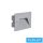 UNIVERSO Lábazati süllyesztett LED lámpa PIR-vel 3w 150lm 6500k IP65 szürke 115x80x34mm