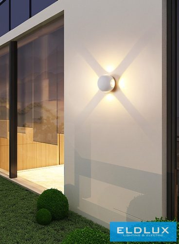 UNIVERSO fali lámpa LED 10w 1200lm 3000k IP65 ∅105×75mm fehér