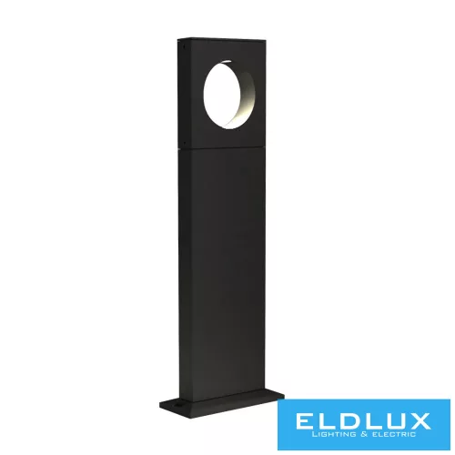 UNIVERSO kerti lámpa LED 12w 600lm 3000k IP65 170×70×500mm fekete