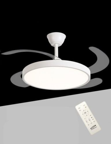 UNIVERSO Ventilátoros lámpa LED 40w 2445lm CCT. DC:30W D1070 x 370mm fehér