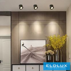   UNIVERSO Falon kívüli spotlámpa 7w 600lm 4000k IP20 fekete