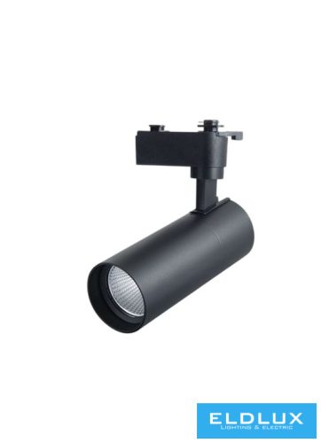 UNIVERSO Egyfázisú sínhez lámpa 15w 1270lm CCT.kap 38°  IP20 Fekete D74x238mm