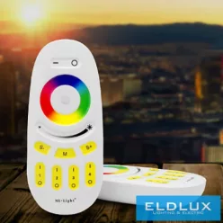  MIBOXER RF 2.4G RGB/RGBW LED Szalaghoz távirányító 4 Zónás