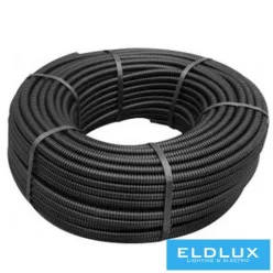   GEWISS Gégecső lépésálló 20/50m (d=14,1mm) fekete FK15 750N 2J PVC