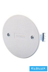 GEWISS Dobozfedél süllyesztett System-hez körmös kerek 65mm-dobozátmérőhöz fehér