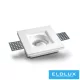 UNIVERSO Gipsz süllyesztett spot lámpatest 1xGU10 100x100x30mm IP20 fehér 