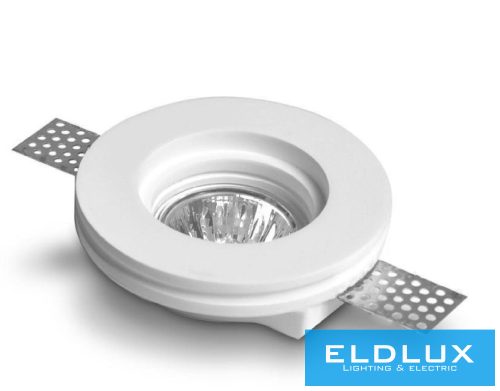 UNIVERSO Gipsz süllyesztett spot lámpatest 1xGU10 ∅100x33mm IP20 fehér