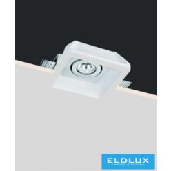   UNIVERSO Gipsz süllyesztett spot lámpatest 1xGU10 Max.35w 155x155x57mm IP20 fehér