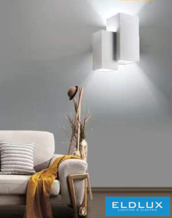 UNIVERSO Gipsz fali lámpa 3xG9 170x100x240mm IP20 fehér