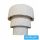 UNIVERSO Gipsz fali lámpa 1xE14 215x205x105mm IP20 fehér 
