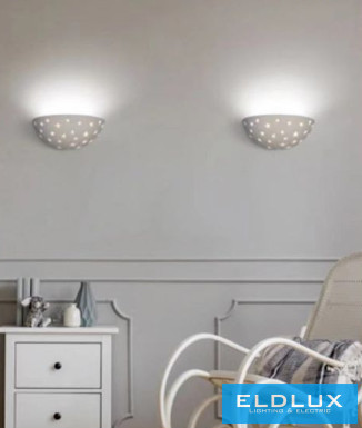 UNIVERSO Gipsz fali lámpa 1xR7S 320x135x160mm IP20 fehér 