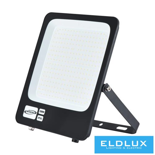 UNIVERSO LED reflektor 200w 16000lm 6500k 120° IP65 fekete 289x345x36mm