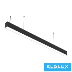   UNIVERSO Függeszték - Mennyezeti lámpa 40w5200lm 4000k-6500k kapcs IP20 Fekete 1200x50x70mm 5év