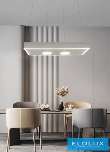 UNIVERSO Függeszték 40w 3200lm 4000k IP20 Fehér 600x250x1200mm