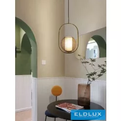   UNIVERSO Függeszték 1xE27 D250x390x1200mm IP20 Fekete/Óarany