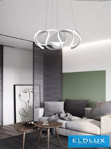 UNIVERSO Függeszték 78w 6300lm 6500K D560x1200mm fehér