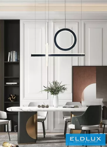 UNIVERSO Függeszték 80w 6400lm 4000k IP20 fekete 730mm