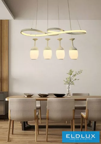 UNIVERSO Függeszték 68w 5540lm 3000K 750x1200mm fehér