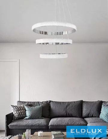 UNIVERSO Függeszték LED 62w 8400lm 6500k IP20 500+400+300mm fehér