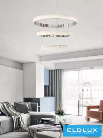 UNIVERSO Függeszték LED 62w 8400lm 4000k IP20 500+400+300mm fehér