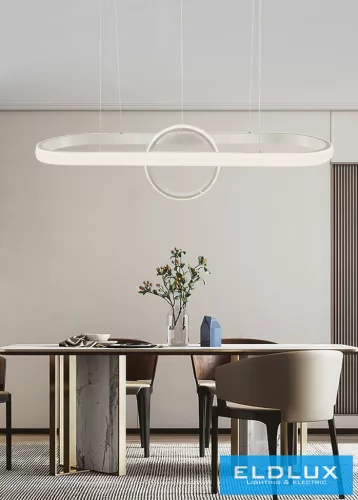 UNIVERSO Függeszték 54w 4320lm 3000k IP20 Fehér D1050x260mm