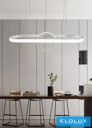 UNIVERSO Függeszték 54w 4320lm 6500k IP20 Fehér D1050x260mm