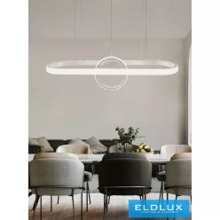   UNIVERSO Függeszték 54w 4320lm 4000k IP20 Fehér D1050x260mm