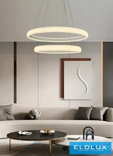 UNIVERSO Függeszték 51w 4080lm 3000k IP20 fehér ∅590x1200mm