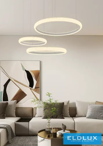 UNIVERSO Függeszték 60w 4800lm 3000k IP20 fehér 630+490+380mm