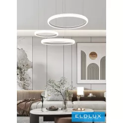   UNIVERSO Függeszték 60w 4800lm 6500k IP20 fehér 630+490+380mm