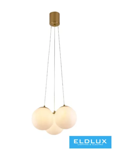 UNIVERSO Függeszték 3xG9 max.10w D360x850mm IP20 Óarany 5év