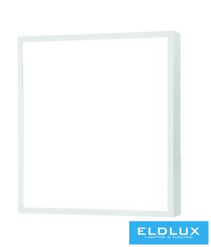UNIVERSO Négyzet alakú falon kívüli LED panel 30w 3530lm CCT/kap. 120° IP20 Fehér 400x400x39mm