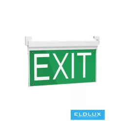   UNIVERSO LED vészkijárat lámpatest 0.8w 22lm 6500K 3.2v 1800mAH 5óra IP23 349x206mm