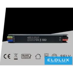   UNIVERSO Mini fémházas tápegység DC:24V 100w 8.33A IP67 200x26x21mm