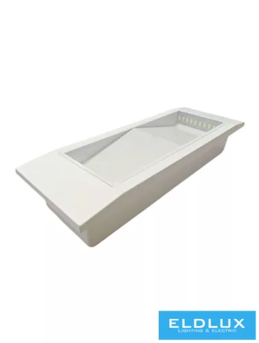 UNIVERSO LED vészkijárat lámpatest 5w 300lm 6500K 3.2v 2200mAH 3óra IP23 293x102x53mm