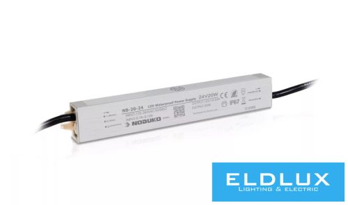 NOBUKO B Series 24V 20W IP67 Kültéri Led Tápegység