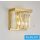 ELDLUX ELDICICLE kristály üveg fali lámpa E14×2 L250x250mm arany