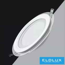   UNIVERSO Köralakú süllyesztett LED panel 12w 1100lm CCT IP20 fehér